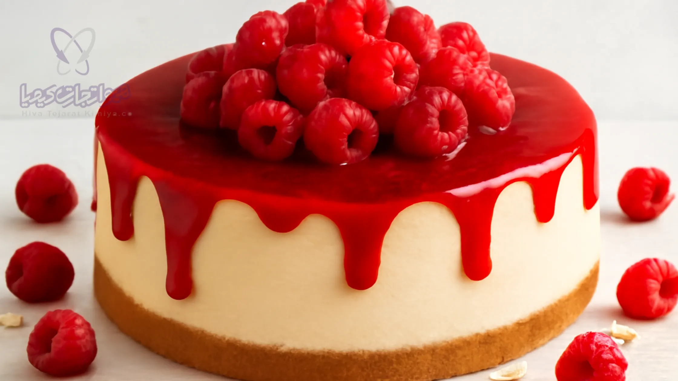 طرز تهیه چیزکیک شکلات سفید و تمشک؛ ترکیبی رؤیایی از طعم‌ ها